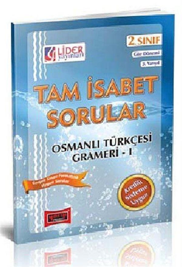 Tam İsabet Sorular Osmanlı Türkçesi Grameri -I 2.Sınıf 3. Yarıyıl (Cep Boy) - Lider Yayınları - Image 1