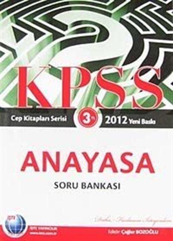 2012 KPSS Anayasa Soru Bankası / Cep Kitapları Serisi - İşte Yayıncılık - Image 1