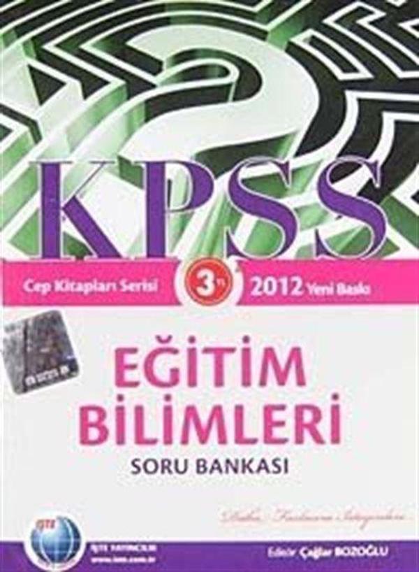 2012 KPSS Eğitim Bilimleri Soru Bankası / Cep Kitapları Serisi - İşte Yayıncılık - Image 1