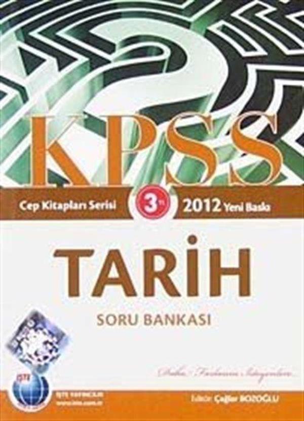 2012 KPSS Tarih Soru Bankası / Cep Kitapları Serisi - İşte Yayıncılık - Image 1
