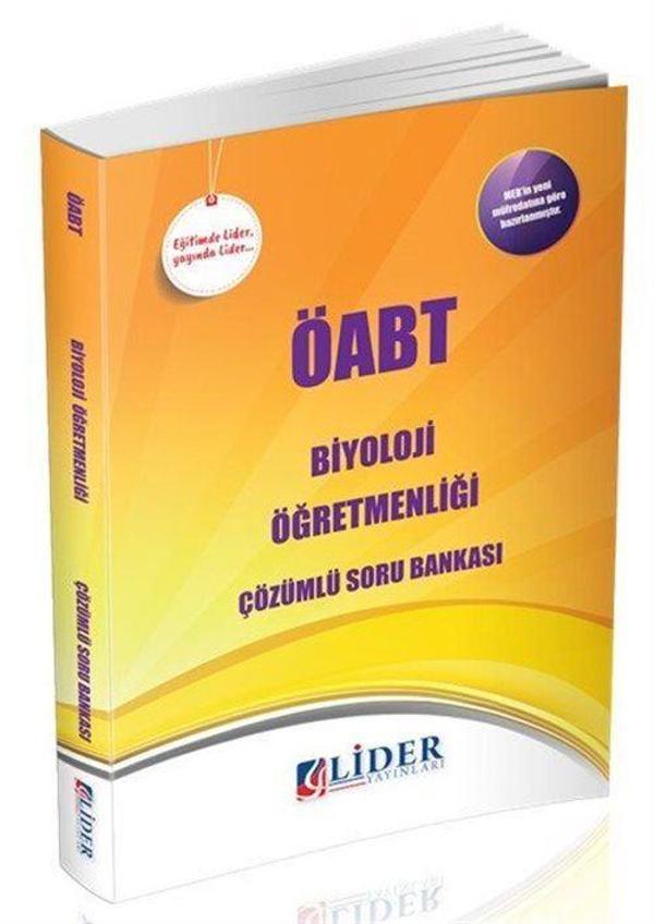 ÖABT Biyoloji Öğretmenliği Çözümlü Soru Bankası - Lider Yayınları - Image 1