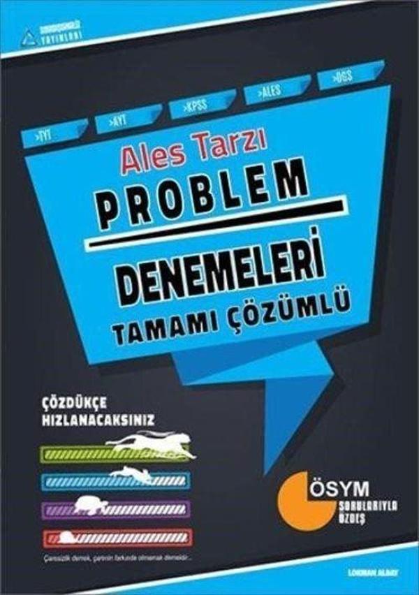 Problem Denemeleri Tamamı Çözümlü (Ales Tarzı) - Sıradışı Analiz Yayınları - Image 1