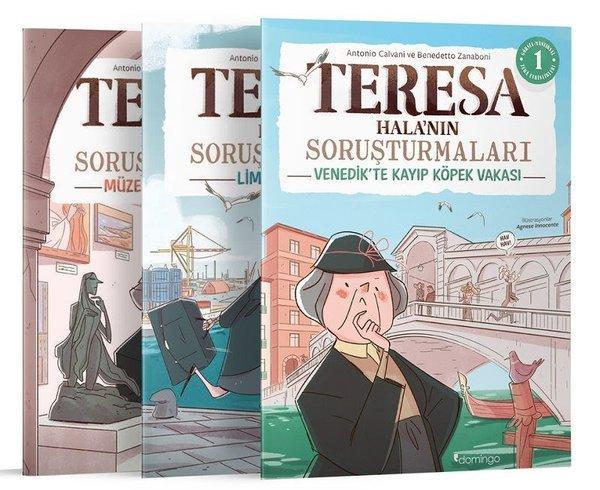 Görsel Mantıksal ve Bilişsel Beceri Etkinlik Seti (7-9 Yaş) - Teresa Halanın Soruşturmaları 1-2-3 (Ç - Domingo Yayınevi - Image 1