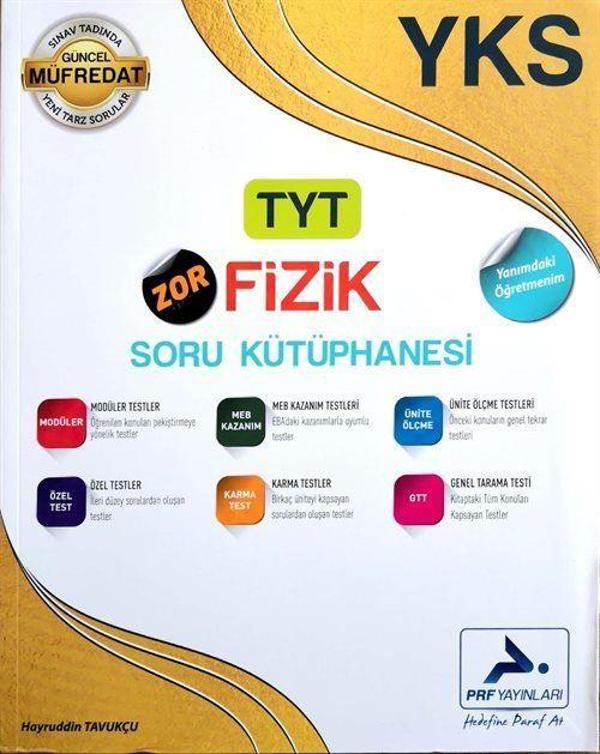 YKS TYT Zor Fizik Soru Kütüphanesi - Prf Yayınları - Image 1