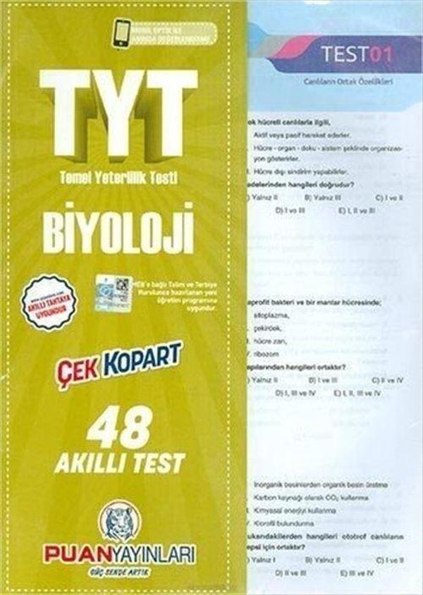TYT Biyoloji Yaprak Test - Puan Yayınları - Image 1