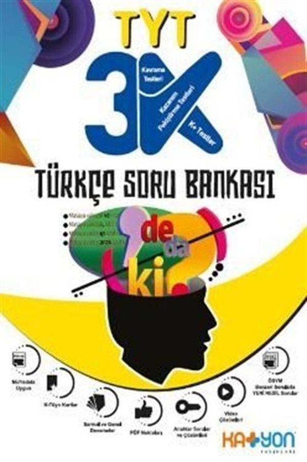 TYT 3K Türkçe Soru Bankası - Katyon Yayınları - Image 1