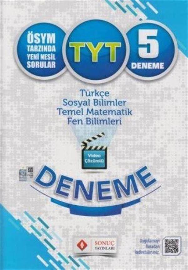 TYT 5 'li Deneme Video Çözümlü - Sonuç Yayınları - Image 1