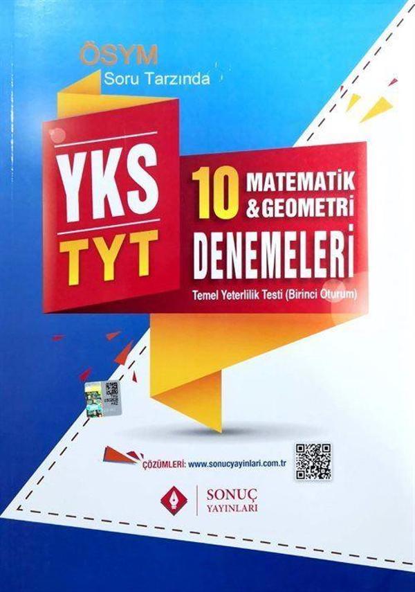 YKS TYT Matematik-Geometri 10 Deneme - Sonuç Yayınları - Image 1