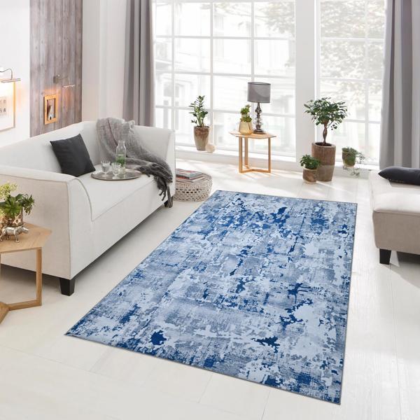 Dijital Baskı Yıkanabilir Kaymaz Taban Oturma Odası ve Salon Halısı 38_421 - Image 1