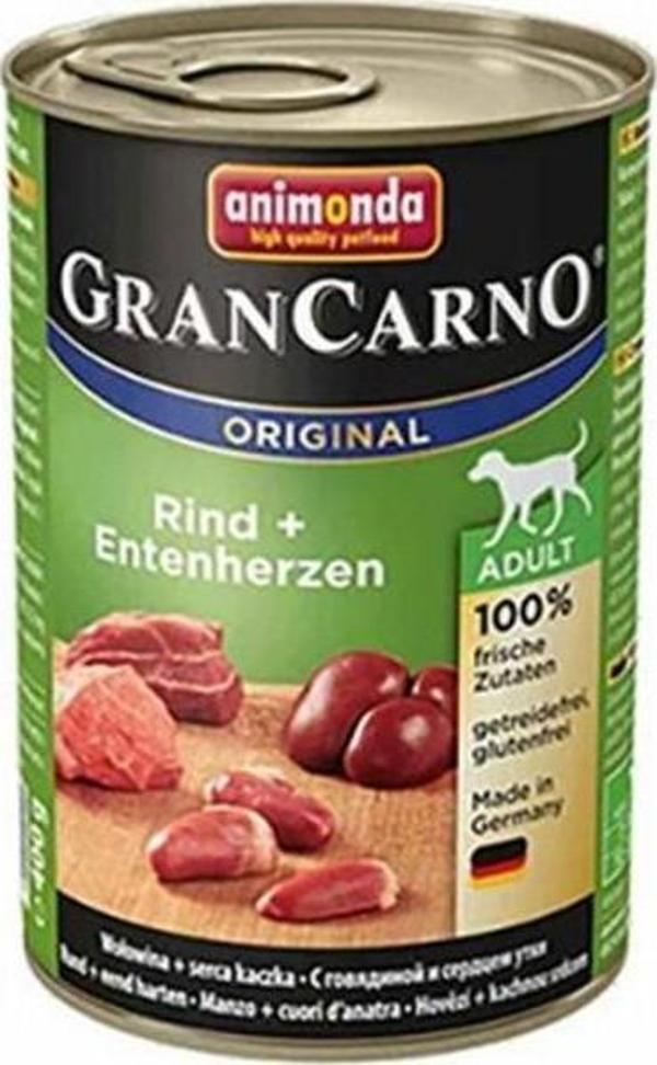 Animonda GranCarno Sığır Etli ve Ördekli Yetişkin Köpek Konservesi 6 Adet 400 Gr - Image 1