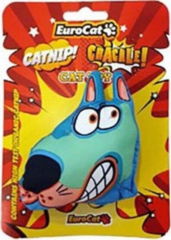 EuroCat Gülen Mavi Köpek Kedi Oyuncağı - Image 1