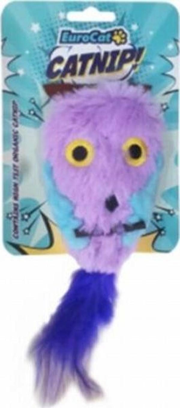 EuroCat Pembe Baykuş Kedi Oyuncağı - Image 1