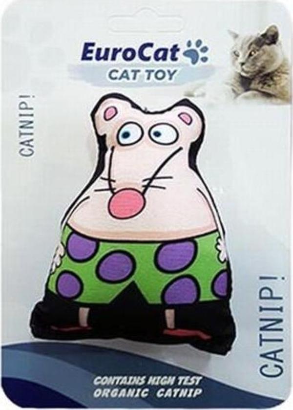 EuroCat Süper Fare Kedi Oyuncağı Beyaz 9,5 Cm - Image 1