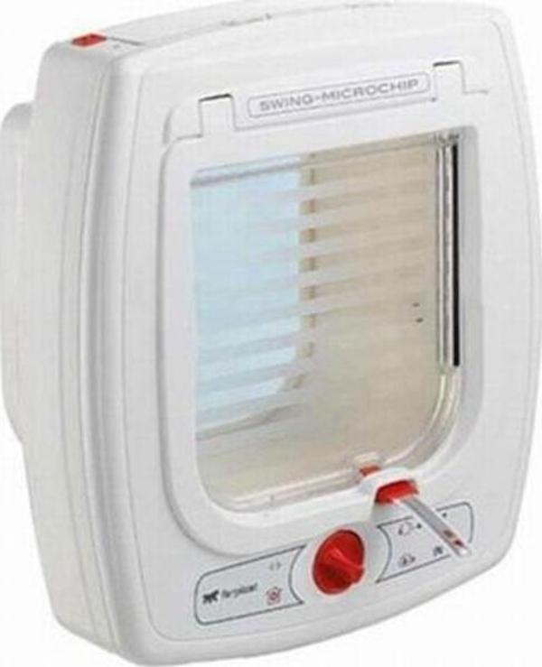 Ferplast Swing Microchip Mikroçipli Akıllı Kedi Kapısı Beyaz - Image 1