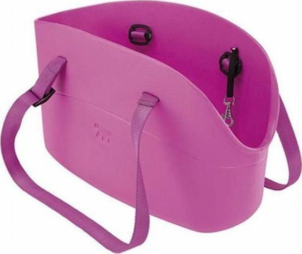 Ferplast With-Me Kedi ve Küçük Irk Köpek Taşıma Çantası 14x35x22 Cm Mor - Image 1