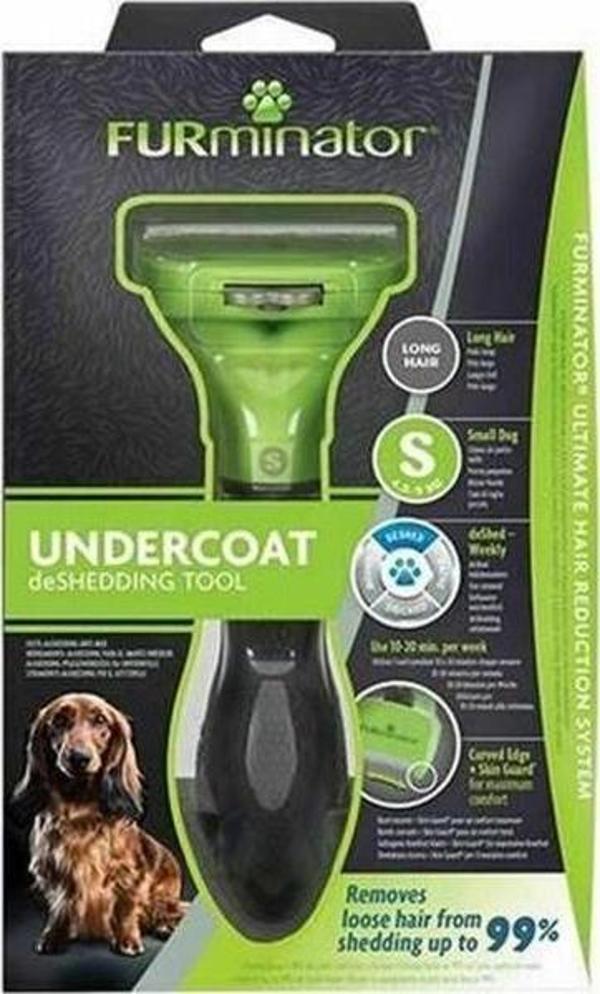 Furminator Long Hair Uzun Tüylü Köpek Tarağı Small - Image 1