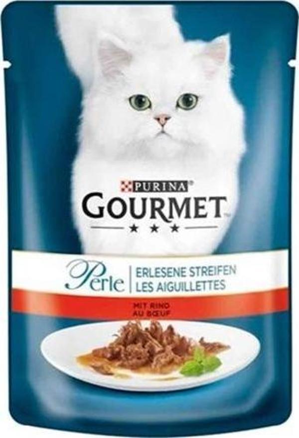 Gourmet Perle Izgara Sığır Etli Yetişkin Kedi Konservesi 26 Adet 85 Gr - Image 1