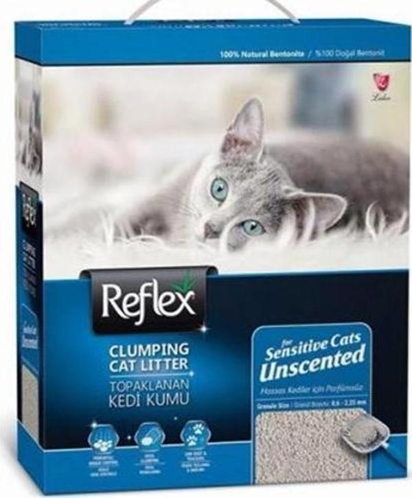 Reflex Sensitive Unscented Kokusuz Topaklanan Kedi Kumu 2x10 Lt - Image 1