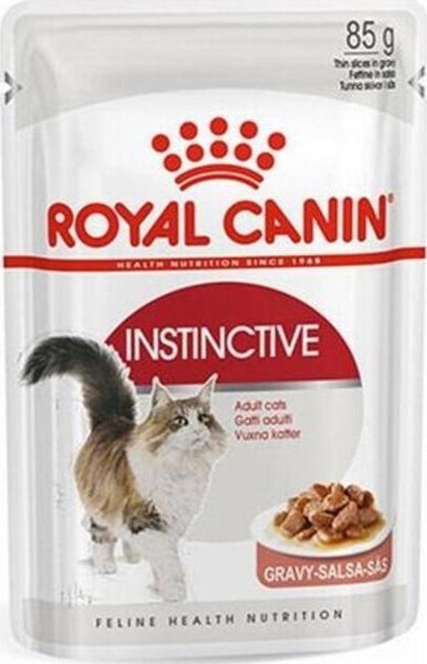 Royal Canin İnstinctive Gravy Pouch Yetişkin Kedi Konservesi 6 Adet 85 Gr - Image 1