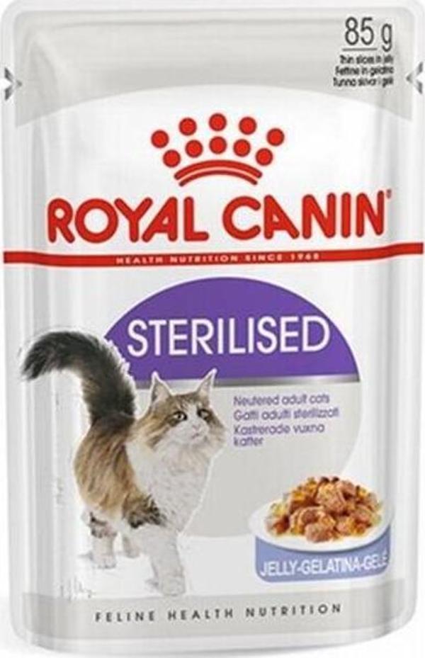 Royal Canin Sterilised Jelly Pouch Kısırlaştırılmış Kedi Konservesi 6 Adet 85 Gr - Image 1