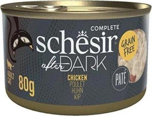 Schesir After Dark Pate Tavuk Etli Tahılsız Yetişkin Kedi Konservesi 12 Adet 80 Gr - Image 1