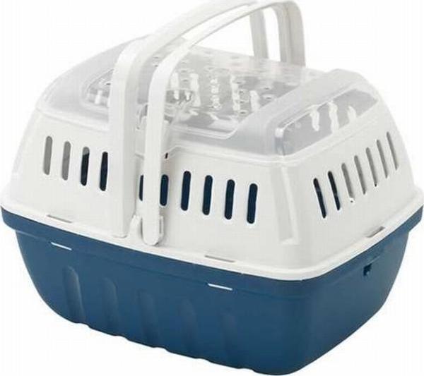 Moderna Hipster Hamster Taşıma Kabı Mavi Small - Image 1