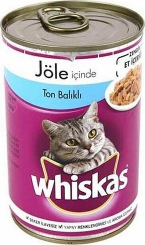 Whiskas Gravy Soslu Ton Balıklı Yetişkin Kedi Konservesi 12 Adet 400 Gr - Image 1