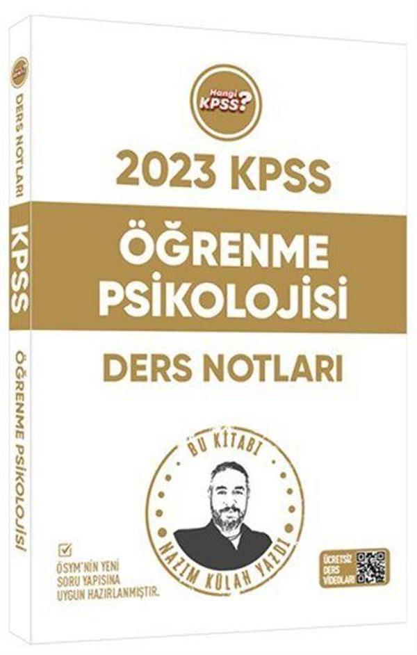 2023 Hangi KPSS Öğrenme Psikolojisi Ders Notları - Hangi Kpss Yayınları - Image 1