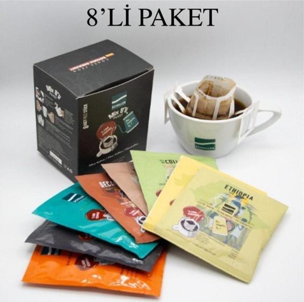 Schiller Aç Demle Iç Filtre Kahve Mix 8 Li Paket - Image 1