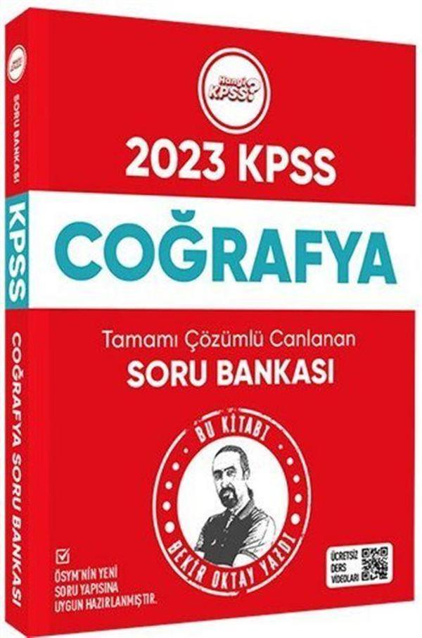 2023 Hangi KPSS Coğrafya Tamamı Çözümlü Canlanan Soru Bankası - Hangi Kpss Yayınları - Image 1