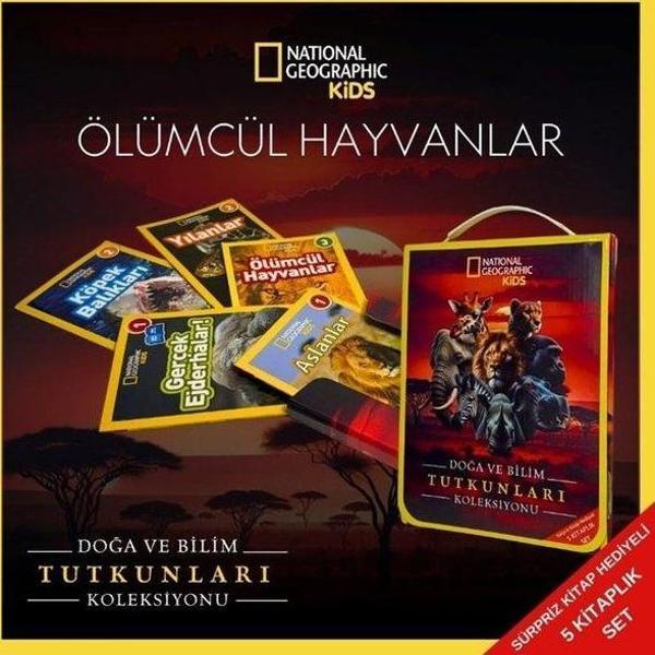 National Geographic Kids - Ölümcül Hayvanlar Seti - 5 Kitap Takım - Doğa ve Bilim Tutkunları Koleksi - Beta Kids - Image 1