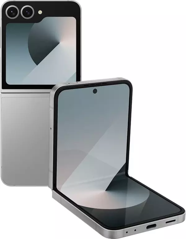 Samsung Galaxy Z Flip6 256 GB 12 GB Ram Gümüş (Samsung Türkiye Garantili) - Image 1