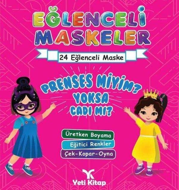 Eğlenceli Maskeler Prenses miyim Yoksa Cadı mı? - Yeti Kitap - Image 1