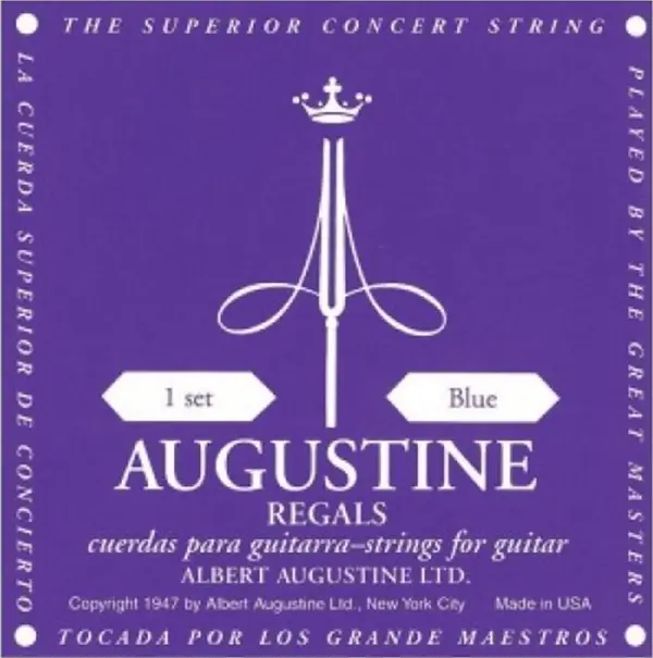 Augustine Regals Blue Set Klasik Gitar Teli 650537 650537 - Image 1