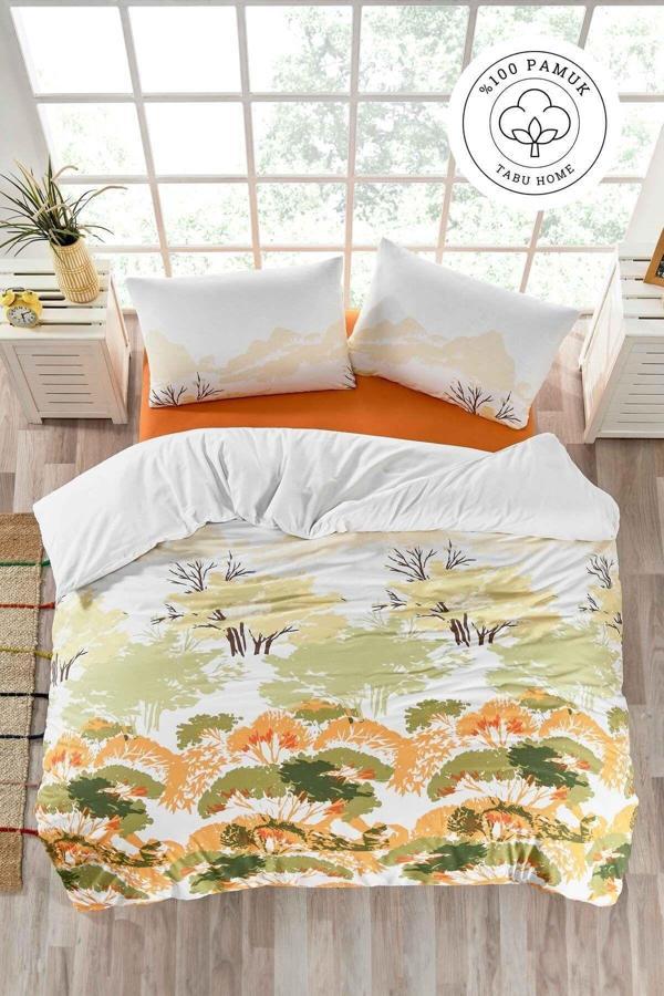 Tabu Home %100 Pamuklu Spring Tek Kişilik Nevresim Seti - Image 1