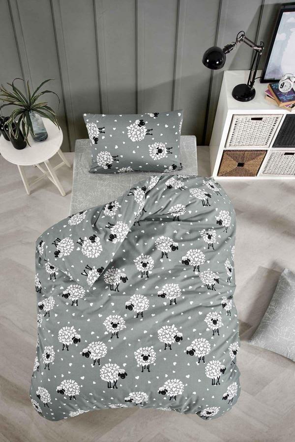 Tabu Home Kuzulu Tek Kişilik Nevresim Seti - Image 1