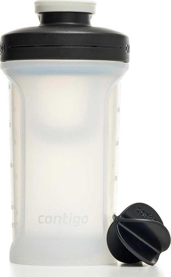  Contigo Shake Go Sporcu Suluğu & Shaker 590ML Şeffaf - Image 1
