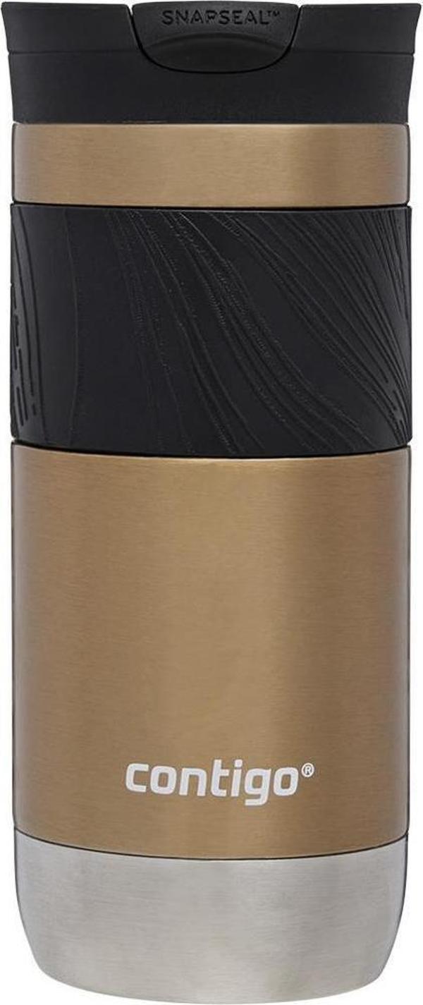Contigo Byron Pro Snapseal Termos Bardak 470ML Karamel - Image 1