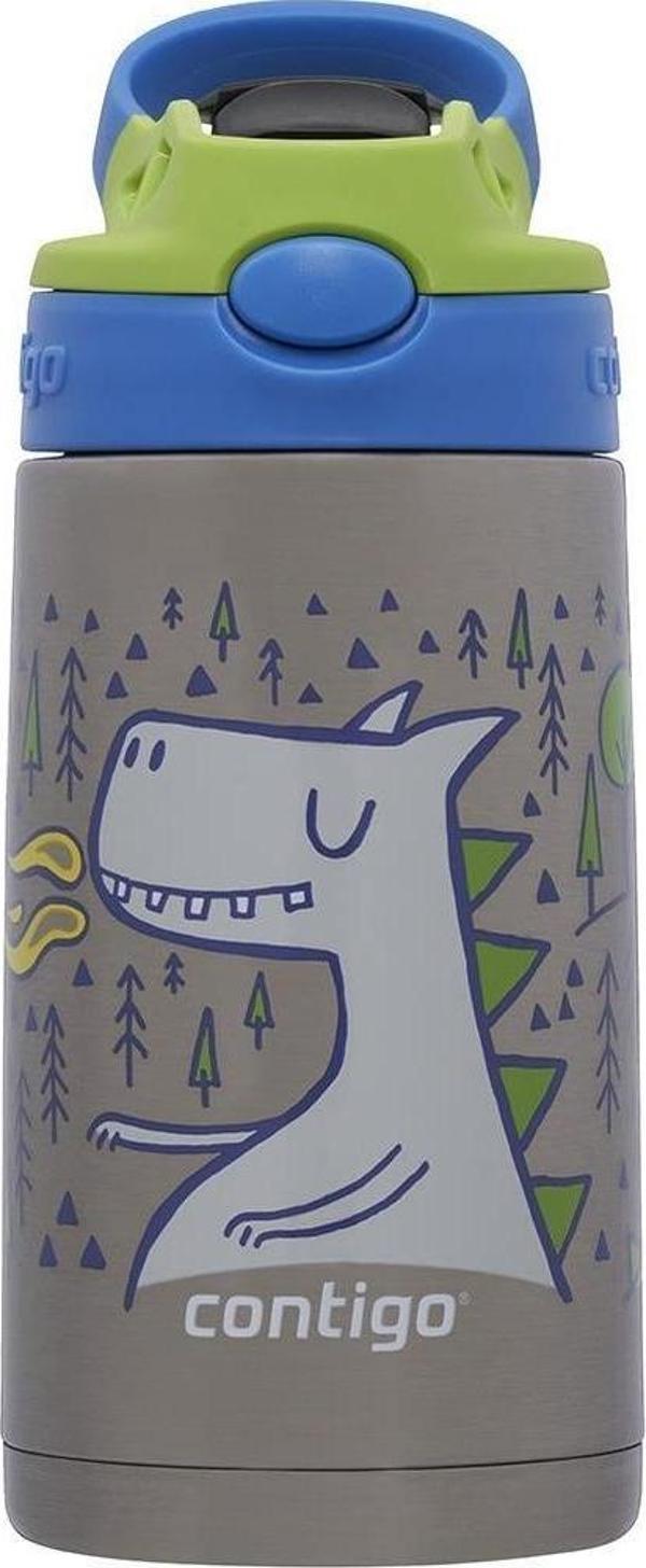 Contigo Gizmo Dragon Çelik Çocuk Suluğu 420ML Mavi - Image 1
