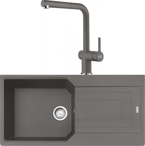 Franke Urban UBG 611-100 Stone Grey Granit Eviye-Active Plus Doccia 2.0 Batarya Seti - Image 1