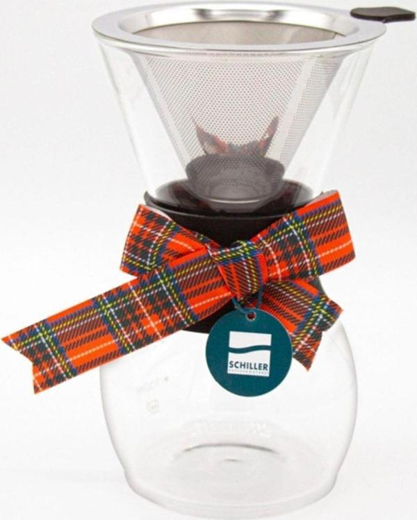Schiller Chemex Yeniden Kullanılabilir Koni Paslanmaz Çelik Filtre - Image 1