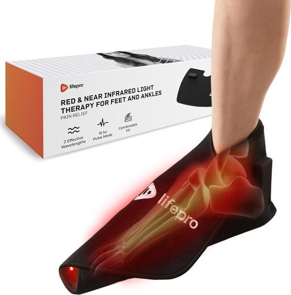 LifePro Kırmızı ve Yakın Kızılötesi Işık Terapisi Ayak ve Ayak Bileği Desteği - Image 1
