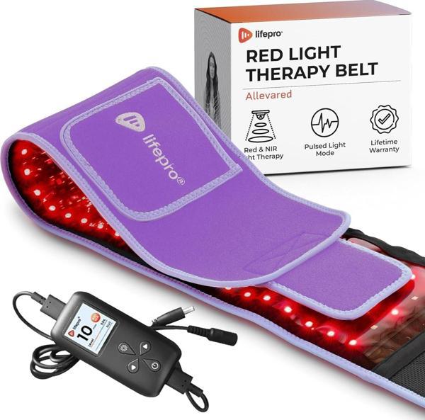 Lifepro Kızılötesi Kırmızı Işık Terapi Kemeri - Kas Rahatlama - Mor - Image 1