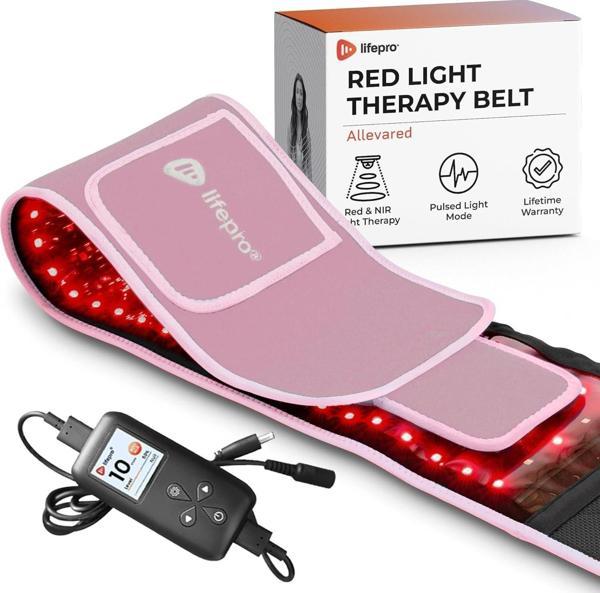 Lifepro Kızılötesi Kırmızı Işık Terapi Kemeri - Kas Rahatlama - Pembe - Image 1