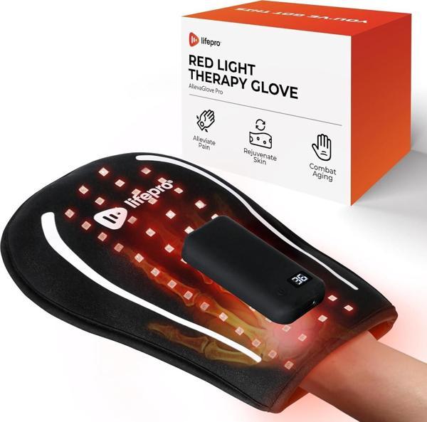 LifePro Kızılötesi ve Kırmızı Işık Terapi Eldiveni - Şarj Edilebilir LED Eldiven - Image 1
