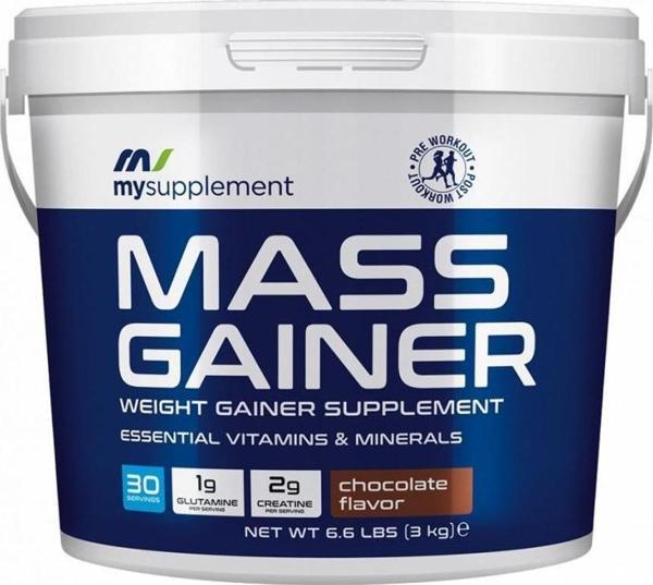 Mysupplement Mass Gainer Çikolata 3000g - Image 1