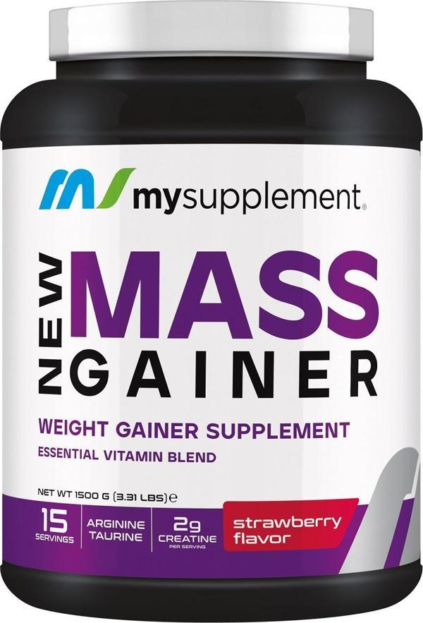 Mysupplement Mass Gainer Çilek 1500g - Image 1