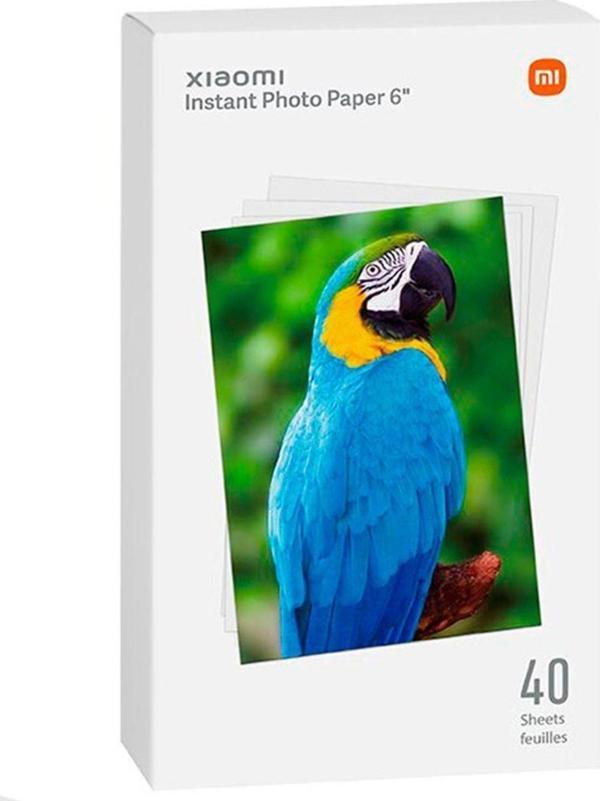Xiaomi Fotoğraf Yazıcısı 1S 6" Yedek Kağıt (40 adet) - Image 1