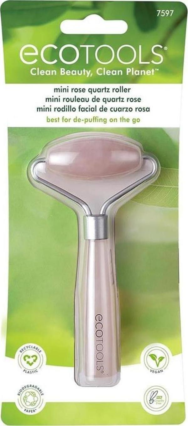 Ecotools EC-7597 Rose Quartz Yüz Masaj Rulosu - Image 1