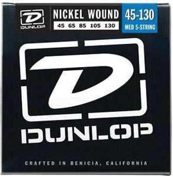 Jim Dunlop DBN45130 Medium 5 Telli Bas Gitar Tel Seti (45-130) - Image 1